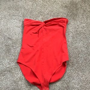 size small forever 21 strapless bodysuit!